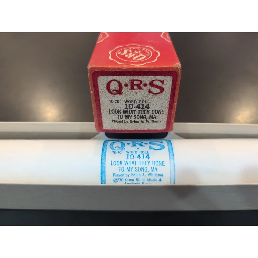 LOOK WHAT THEY DONE TO MY SONG MA 10-414 Player Piano Roll Vintage QRS Word Roll